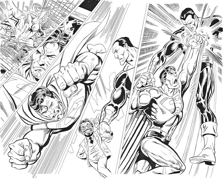 Disegno da colorare: I supereroi della DC Comics (Supereroe) #80290 - Pagine da Colorare Stampabili Gratuite