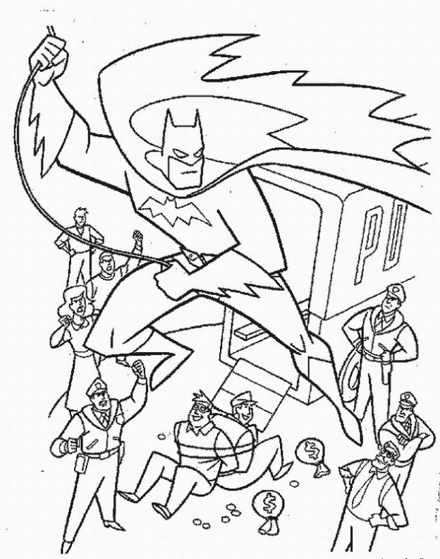 Disegno da colorare: I supereroi della DC Comics (Supereroe) #80296 - Pagine da Colorare Stampabili Gratuite
