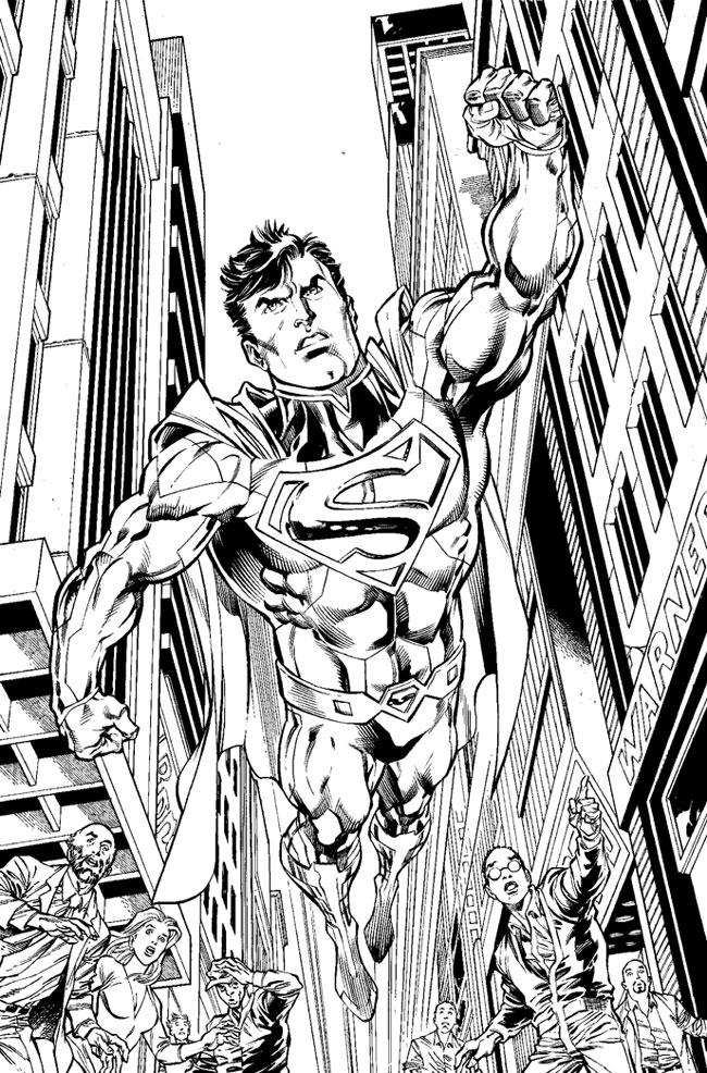 Disegno da colorare: I supereroi della DC Comics (Supereroe) #80367 - Pagine da Colorare Stampabili Gratuite