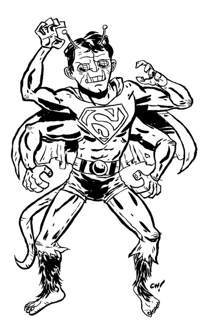 Disegno da colorare: I supereroi della DC Comics (Supereroe) #80441 - Pagine da Colorare Stampabili Gratuite