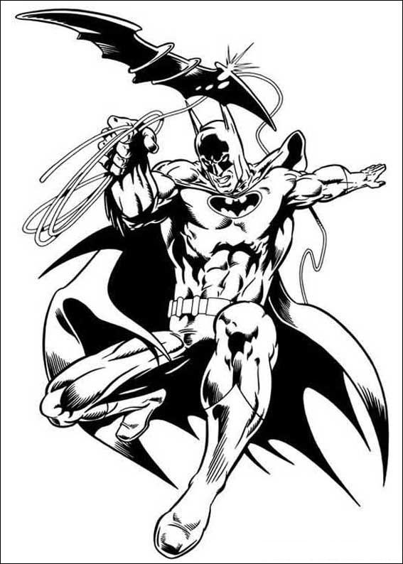 Disegno da colorare: I supereroi della DC Comics (Supereroe) #80485 - Pagine da Colorare Stampabili Gratuite