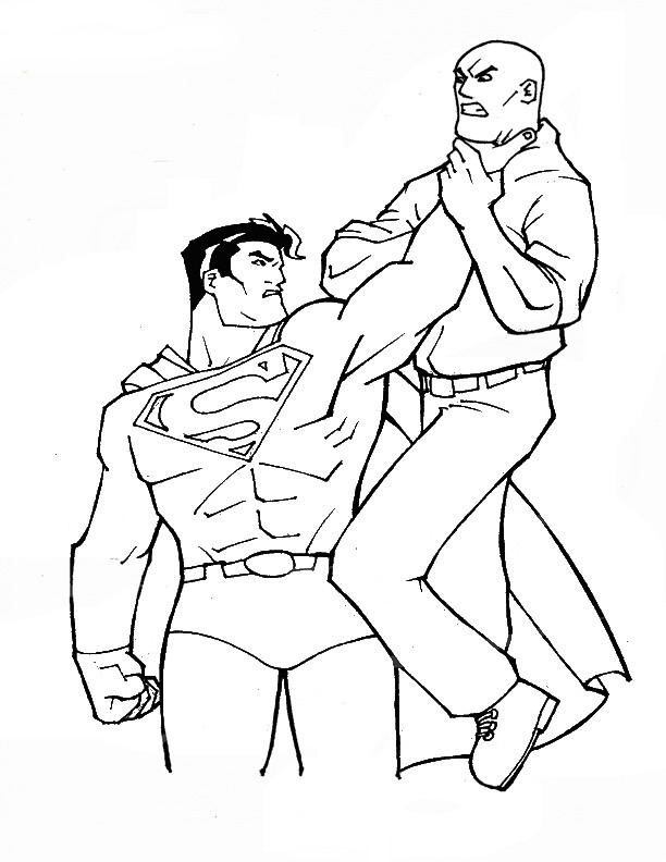 Disegno da colorare: I supereroi della DC Comics (Supereroe) #80508 - Pagine da Colorare Stampabili Gratuite
