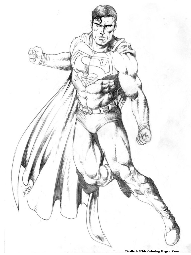 Disegno da colorare: I supereroi della DC Comics (Supereroe) #80519 - Pagine da Colorare Stampabili Gratuite
