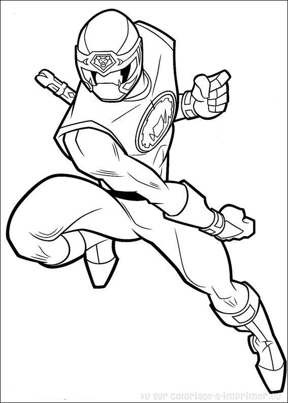 Disegno da colorare: Power Ranger (Supereroe) #49956 - Pagine da Colorare Stampabili Gratuite