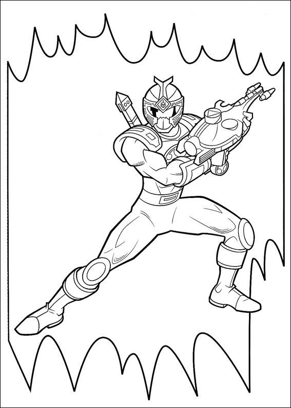 Disegno da colorare: Power Ranger (Supereroe) #49959 - Pagine da Colorare Stampabili Gratuite