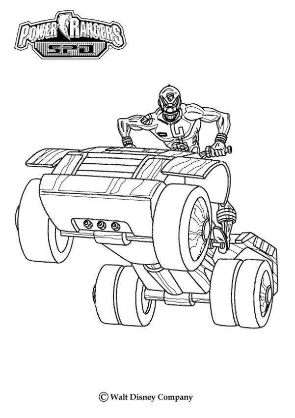 Disegno da colorare: Power Ranger (Supereroe) #49964 - Pagine da Colorare Stampabili Gratuite