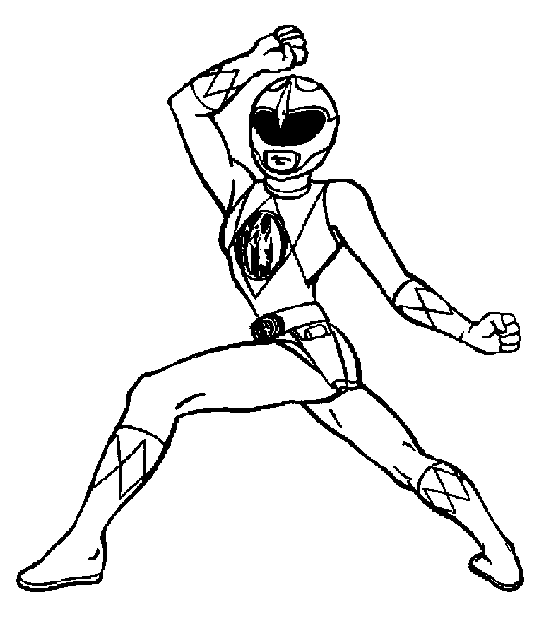 Disegno da colorare: Power Ranger (Supereroe) #49976 - Pagine da Colorare Stampabili Gratuite
