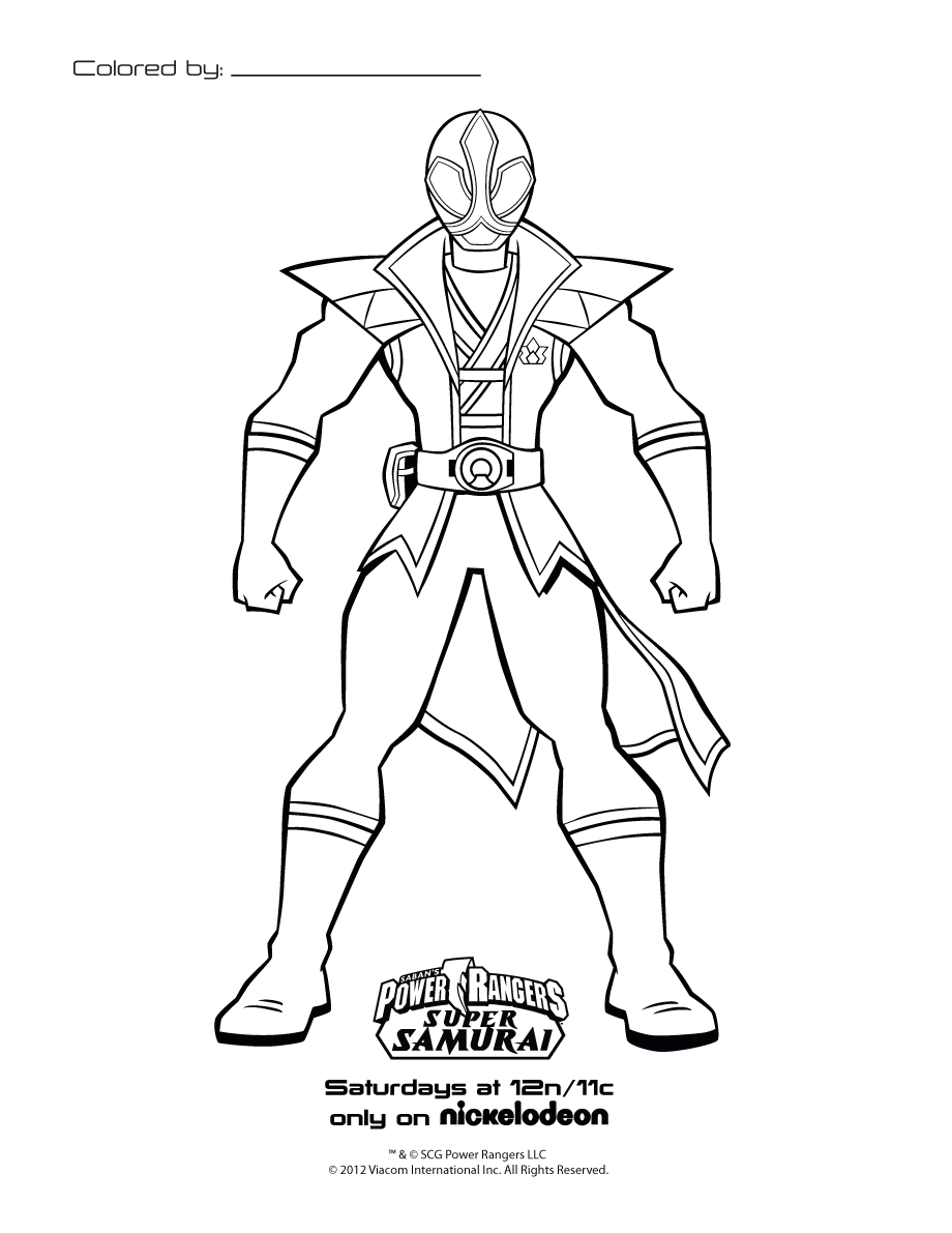 Disegno da colorare: Power Ranger (Supereroe) #49989 - Pagine da Colorare Stampabili Gratuite