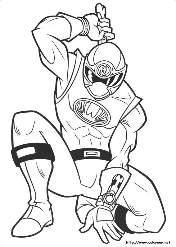 Disegno da colorare: Power Ranger (Supereroe) #49993 - Pagine da Colorare Stampabili Gratuite