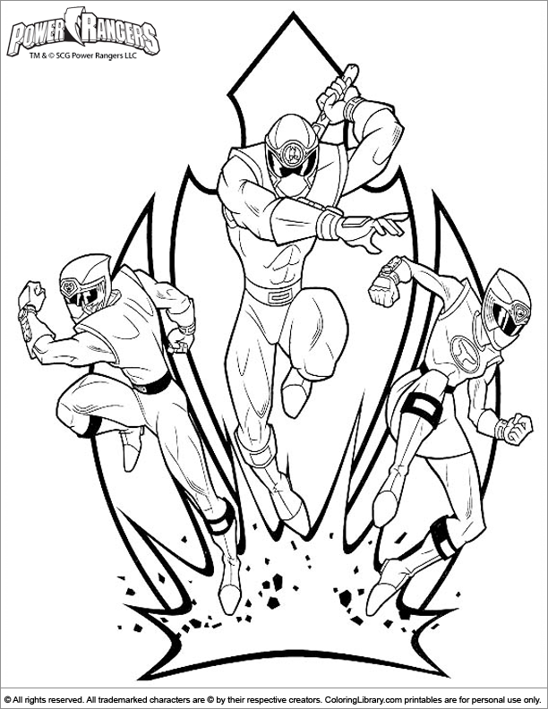 Disegno da colorare: Power Ranger (Supereroe) #49995 - Pagine da Colorare Stampabili Gratuite