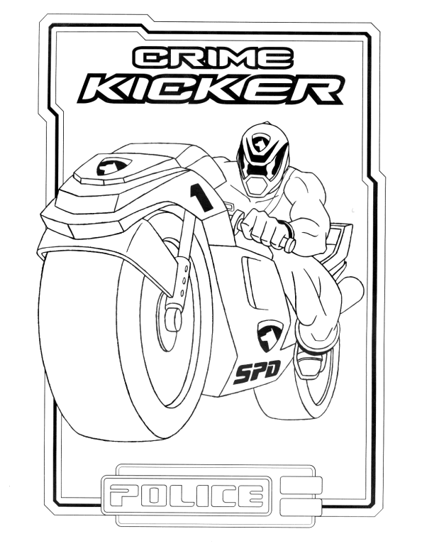 Disegno da colorare: Power Ranger (Supereroe) #50007 - Pagine da Colorare Stampabili Gratuite