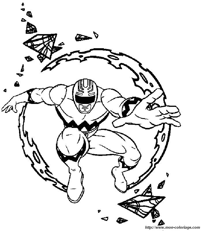 Disegno da colorare: Power Ranger (Supereroe) #50013 - Pagine da Colorare Stampabili Gratuite