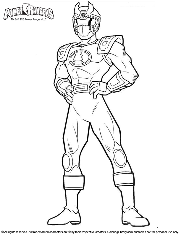 Disegno da colorare: Power Ranger (Supereroe) #50018 - Pagine da Colorare Stampabili Gratuite