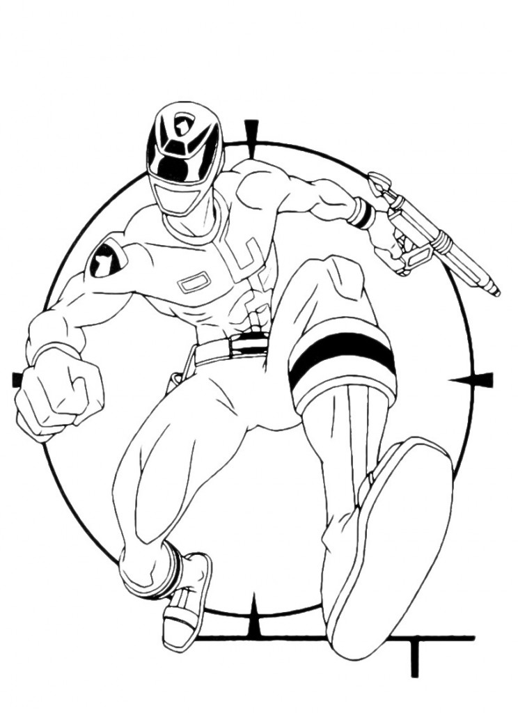 Disegno da colorare: Power Ranger (Supereroe) #50023 - Pagine da Colorare Stampabili Gratuite