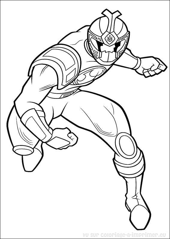 Disegno da colorare: Power Ranger (Supereroe) #50027 - Pagine da Colorare Stampabili Gratuite
