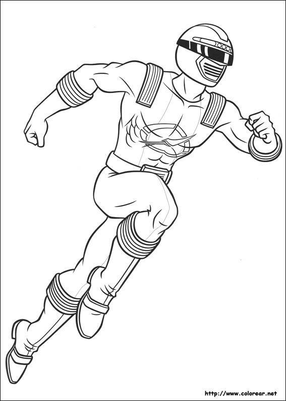 Disegno da colorare: Power Ranger (Supereroe) #50037 - Pagine da Colorare Stampabili Gratuite