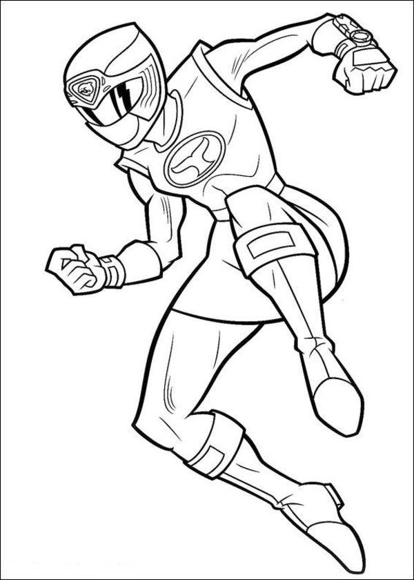 Disegno da colorare: Power Ranger (Supereroe) #50042 - Pagine da Colorare Stampabili Gratuite