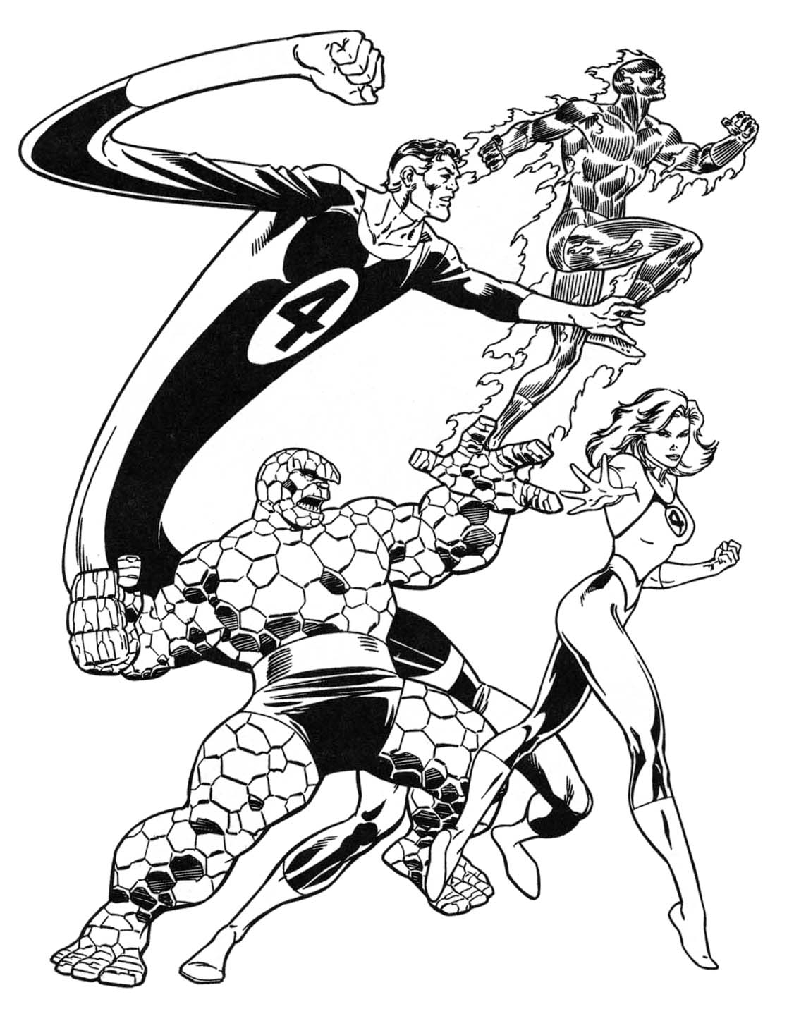 Disegno da colorare: Supereroi Marvel (Supereroe) #79630 - Pagine da Colorare Stampabili Gratuite