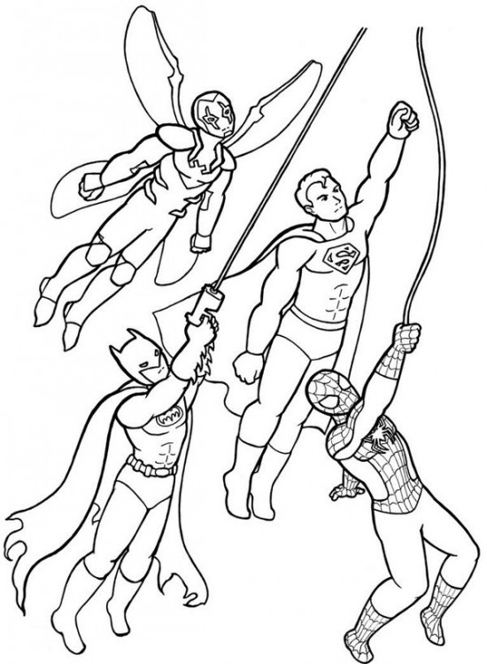 Disegno da colorare: Supereroi Marvel (Supereroe) #79697 - Pagine da Colorare Stampabili Gratuite