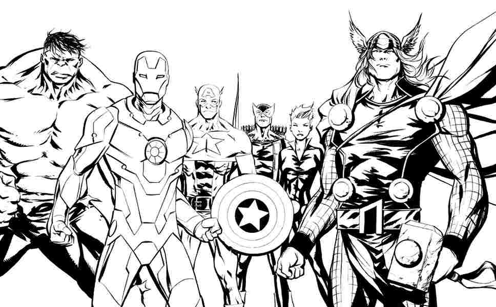 Disegno da colorare: Supereroi Marvel (Supereroe) #79857 - Pagine da Colorare Stampabili Gratuite