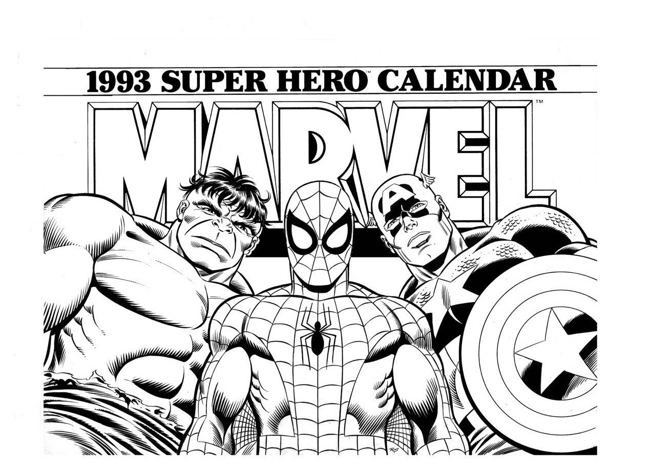 Disegno da colorare: Supereroi Marvel (Supereroe) #79862 - Pagine da Colorare Stampabili Gratuite