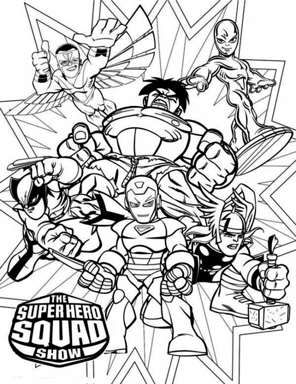 Disegno da colorare: Supereroi Marvel (Supereroe) #79864 - Pagine da Colorare Stampabili Gratuite