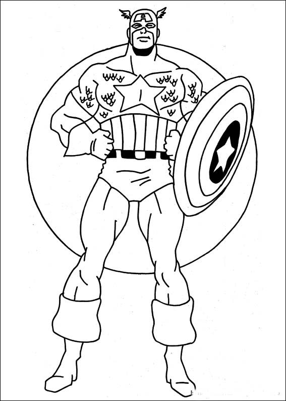 Disegno da colorare: Supereroi Marvel (Supereroe) #79869 - Pagine da Colorare Stampabili Gratuite