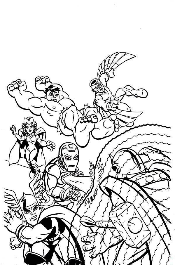 Disegno da colorare: Supereroi Marvel (Supereroe) #79873 - Pagine da Colorare Stampabili Gratuite