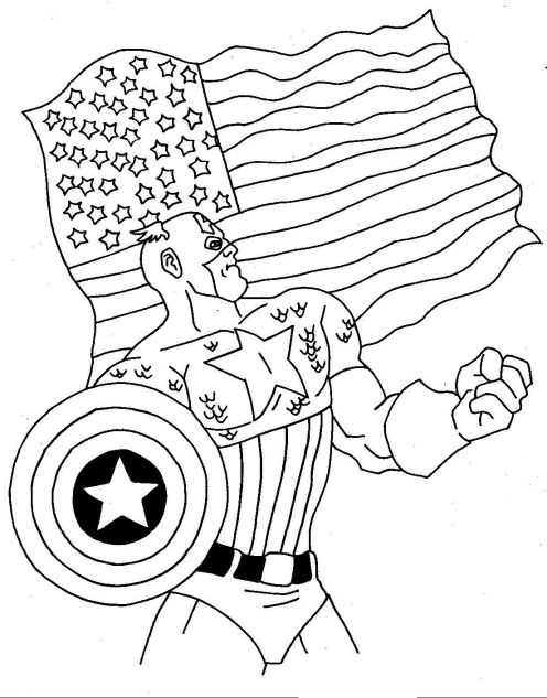 Disegno da colorare: Supereroi Marvel (Supereroe) #79992 - Pagine da Colorare Stampabili Gratuite