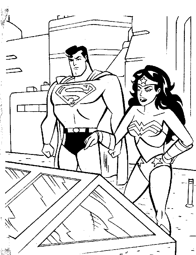 Disegno da colorare: Superuomo (Supereroe) #83669 - Pagine da Colorare Stampabili Gratuite