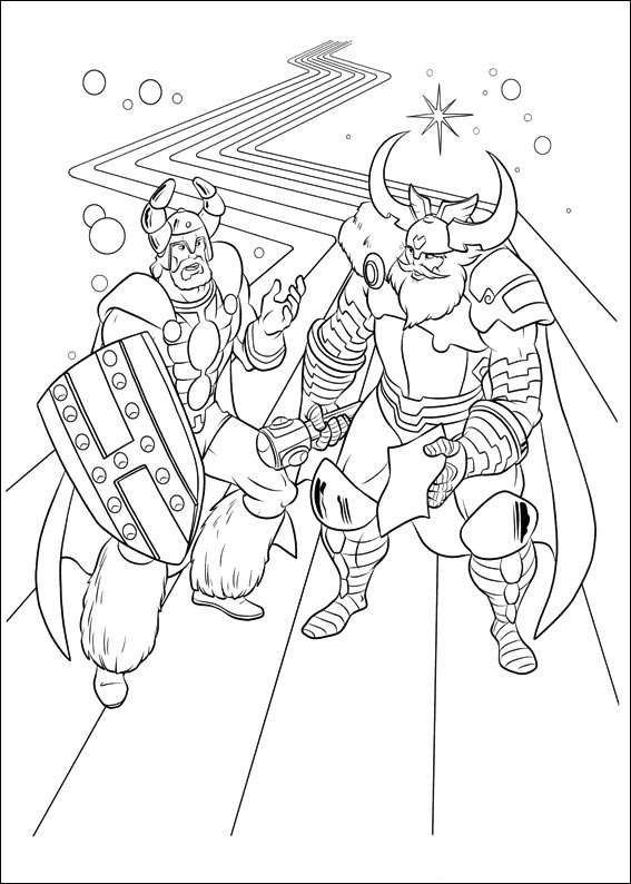 Disegno da colorare: Thor (Supereroe) #75794 - Pagine da Colorare Stampabili Gratuite