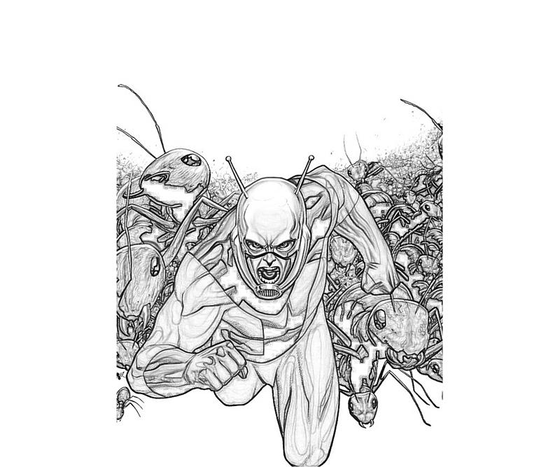 Disegno da colorare: Uomo formica (Supereroe) #77679 - Pagine da Colorare Stampabili Gratuite