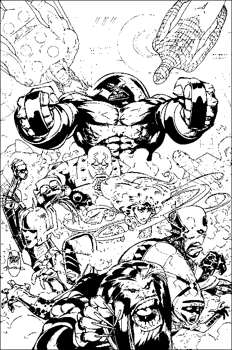 Disegno da colorare: X-Men (Supereroe) #74396 - Pagine da Colorare Stampabili Gratuite