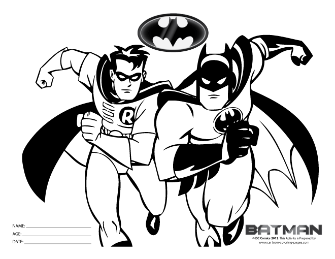 Disegno da colorare: Batman (Supereroi e Supercattivi) #76988 - Pagine da Colorare Stampabili Gratuite