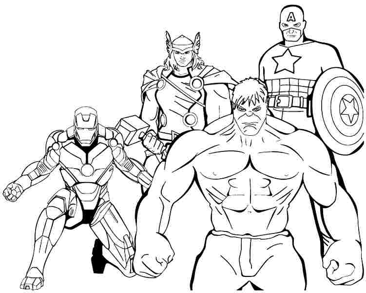 Disegno da colorare: Supereroi Marvel (Supereroi e Supercattivi) #79793 - Pagine da Colorare Stampabili Gratuite