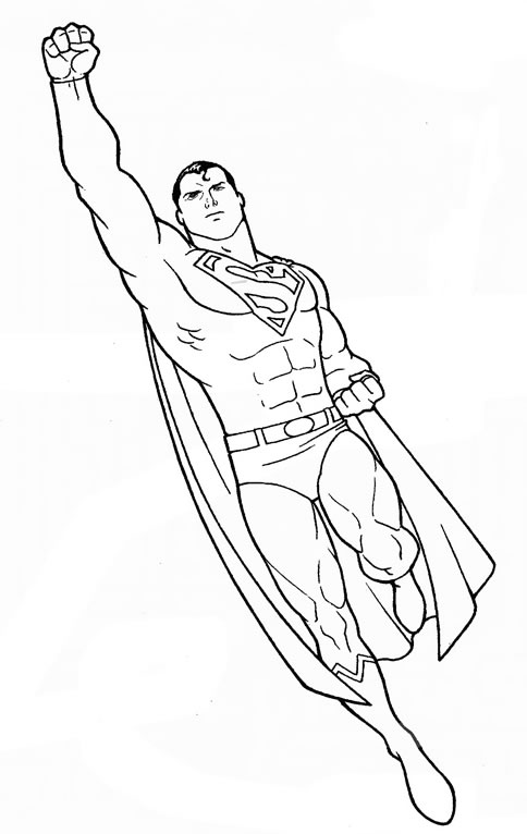 Disegno da colorare: Superman (Supereroi e Supercattivi) #83727 - Pagine da Colorare Stampabili Gratuite