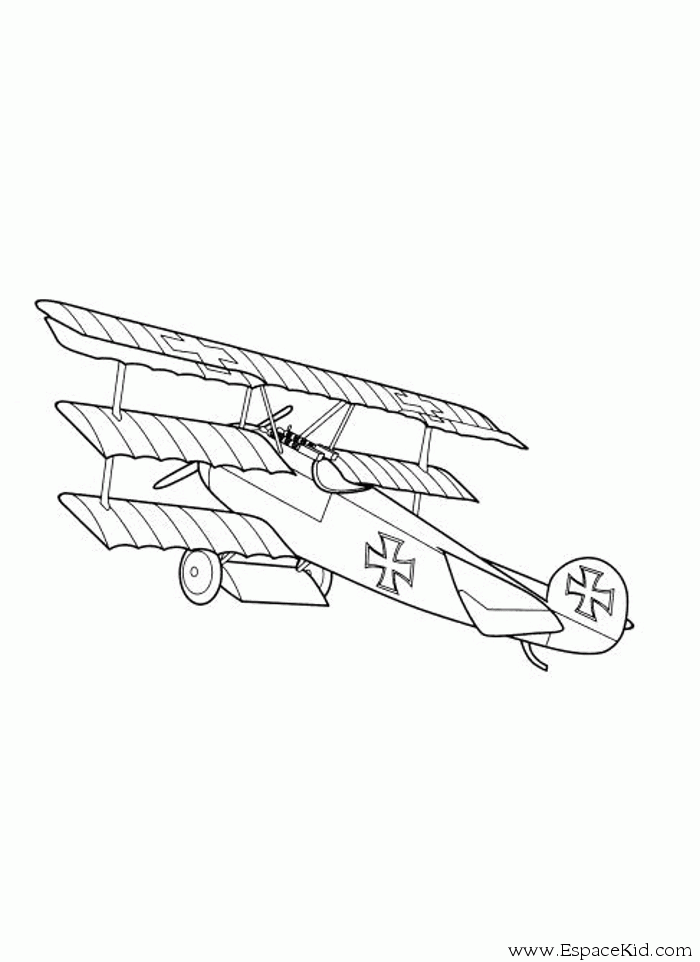 Disegno da colorare: Aerei da Guerra (Trasporti) #141089 - Pagine da Colorare Stampabili Gratuite