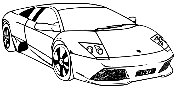 Disegno da colorare: Auto Sportiva / Tuning (Trasporti) #147135 - Pagine da Colorare Stampabili Gratuite