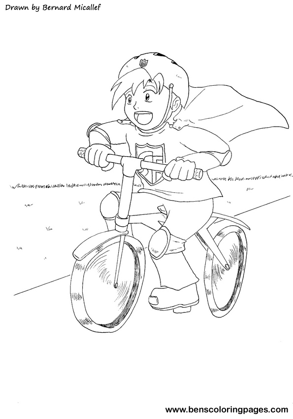 Disegno da colorare: Bicicletta (Trasporti) #137004 - Pagine da Colorare Stampabili Gratuite