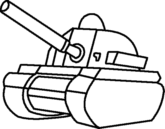 Disegno da colorare: Carro Armato (Trasporti) #138035 - Pagine da Colorare Stampabili Gratuite