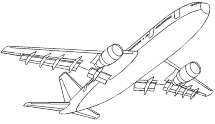 Disegno da colorare: Aereo (Trasporto) #134872 - Pagine da Colorare Stampabili Gratuite