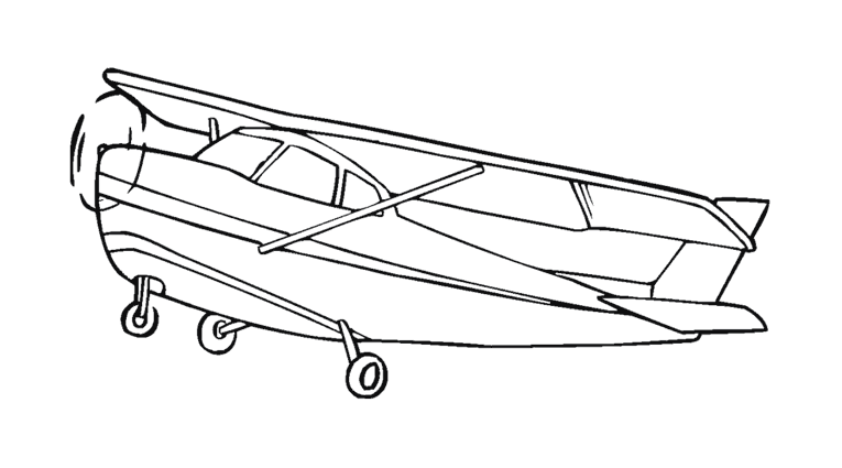 Disegno da colorare: Aereo (Trasporto) #134913 - Pagine da Colorare Stampabili Gratuite