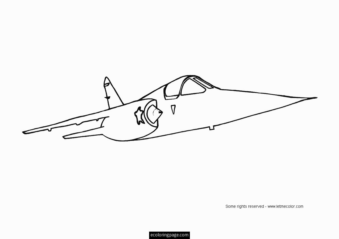 Disegno da colorare: aereo militare (Trasporto) #141091 - Pagine da Colorare Stampabili Gratuite