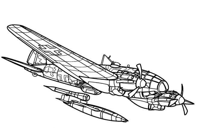 Disegno da colorare: aereo militare (Trasporto) #141123 - Pagine da Colorare Stampabili Gratuite