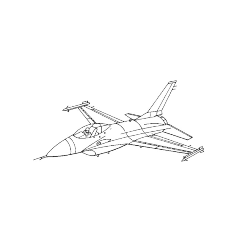 Disegno da colorare: aereo militare (Trasporto) #141129 - Pagine da Colorare Stampabili Gratuite