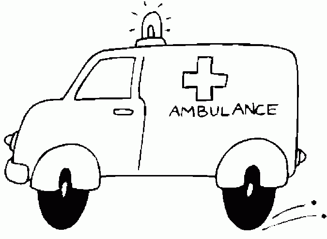 Disegno da colorare: Ambulanza (Trasporto) #136748 - Pagine da Colorare Stampabili Gratuite