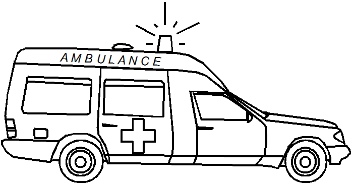 Disegno da colorare: Ambulanza (Trasporto) #136752 - Pagine da Colorare Stampabili Gratuite