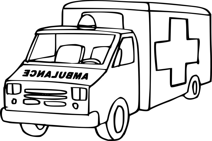 Disegno da colorare: Ambulanza (Trasporto) #136753 - Pagine da Colorare Stampabili Gratuite