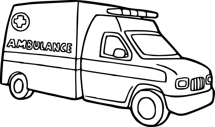 Disegno da colorare: Ambulanza (Trasporto) #136775 - Pagine da Colorare Stampabili Gratuite