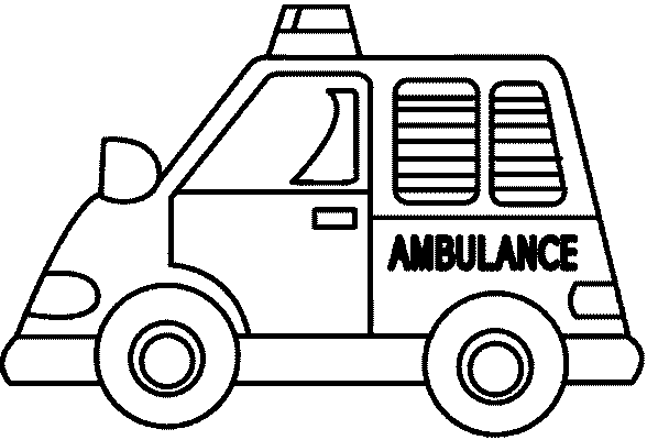 Disegno da colorare: Ambulanza (Trasporto) #136809 - Pagine da Colorare Stampabili Gratuite